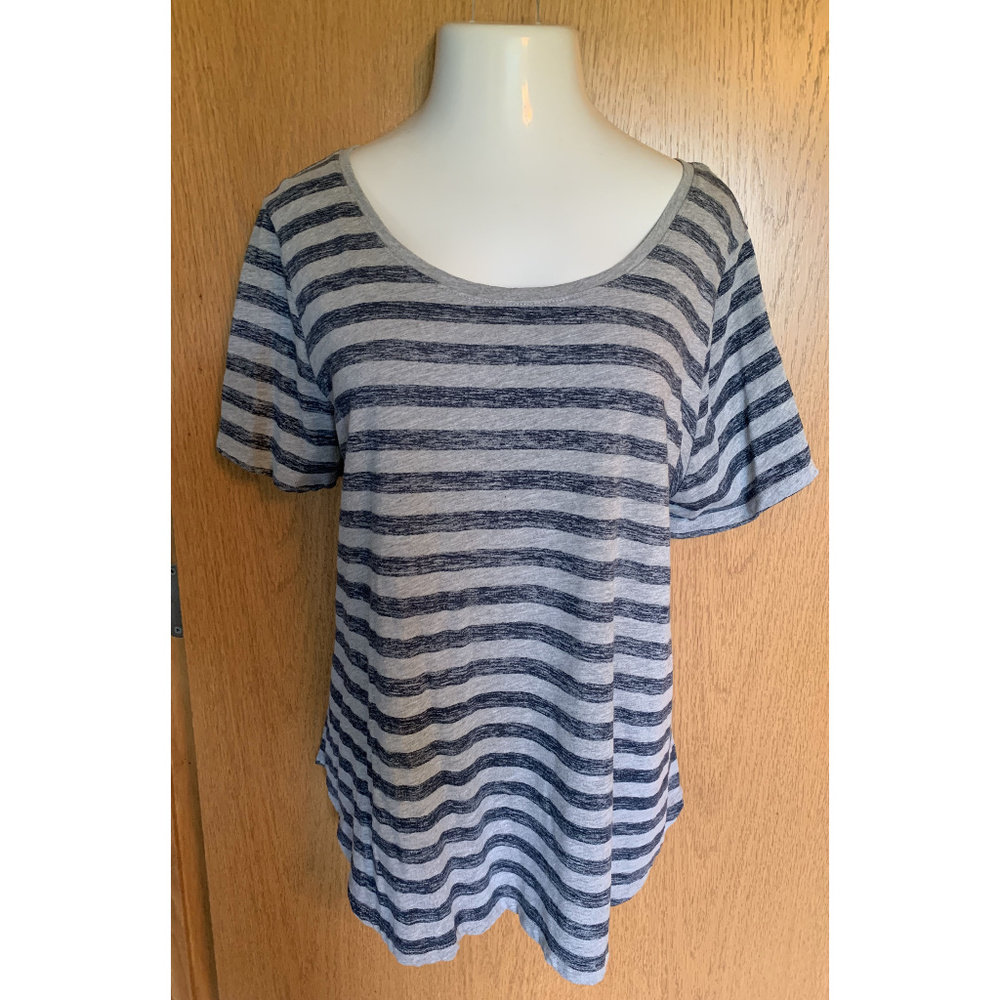 Gray and Navy T-Shirt